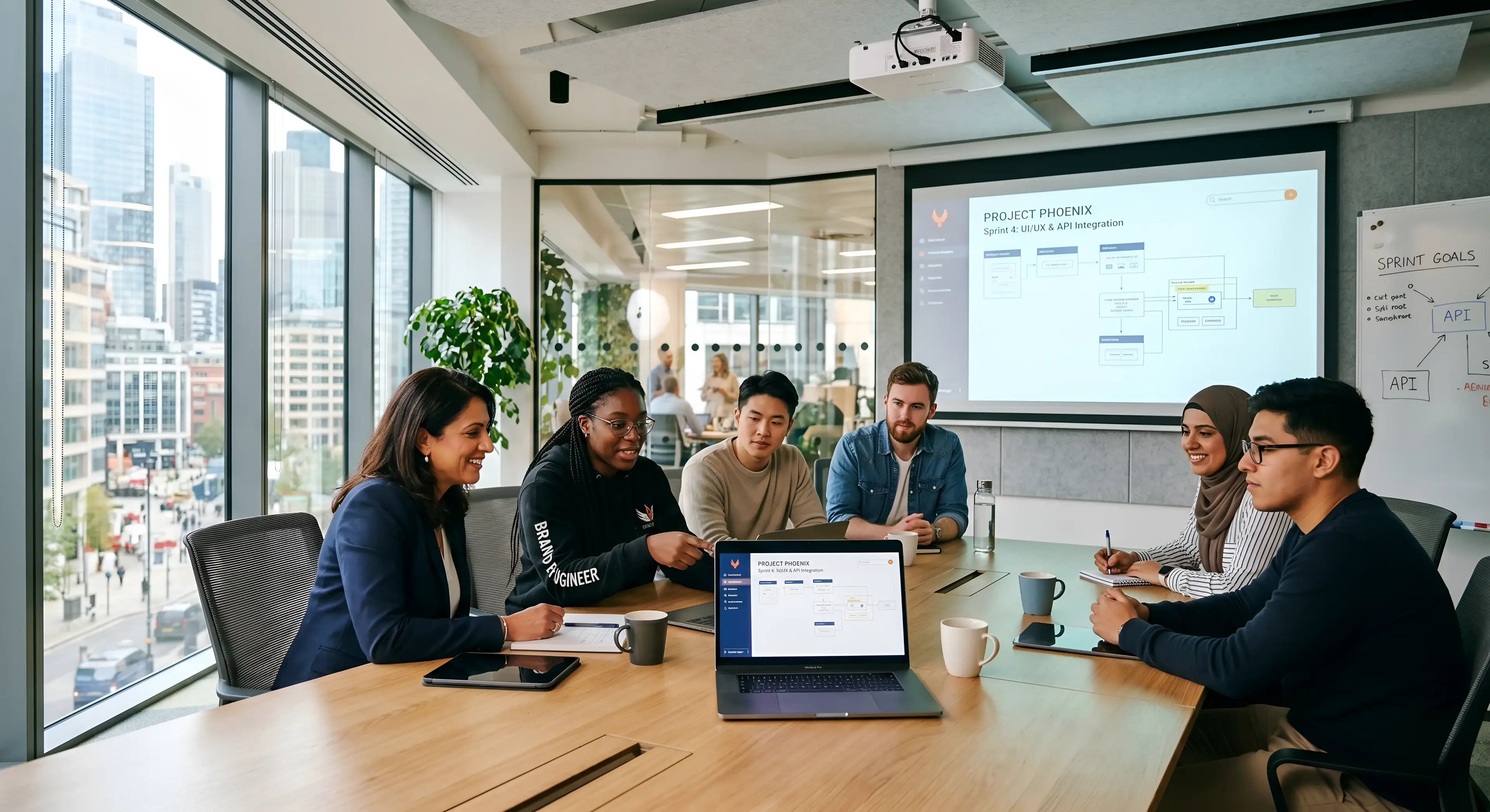 Corporate Team Collaborating
